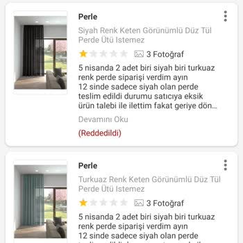 Perle Teslim Edilmeyen Ürün