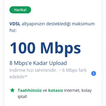 Vodafone Net Altyapı Sorunu Oluşması (! )