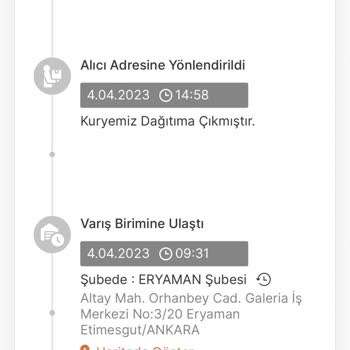 MNG Kargo Kurye Şikayeti