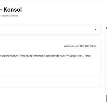 Serverkurma.com Sunucuma Erişim Sağlayamıyorum