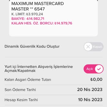 İş Bankası Kredi Kartı Borç Yanlışı