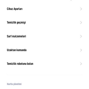 Xiaomi Mi Home Robot Süpürgem Alan Düzenleyici Menusu Yok!