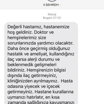 Şanlıurfa Viranşehir Devlet Hastanesi Viranşehir Hastanesi SMS Şikayeti