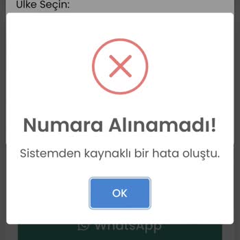 Smsonay.com WP Numara Alınmıyor