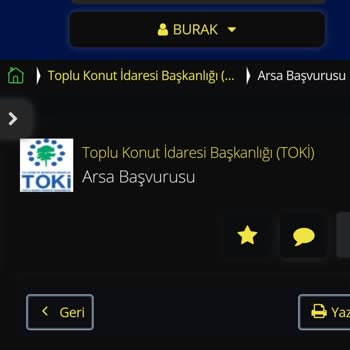 TOKİ Arsa Başvurusu Para İadesi