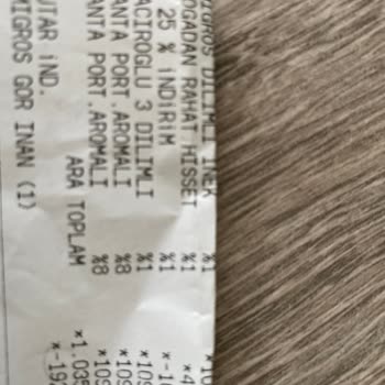 Migros Toplam İndirim Tutarı