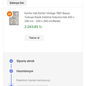 Hepsiburada Konfor Halı İndirim Aldatmacasında Bulunuyor.