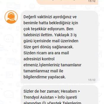 Trendyol, Mükemmel Hizmet Süreci Hakkında Bilgi