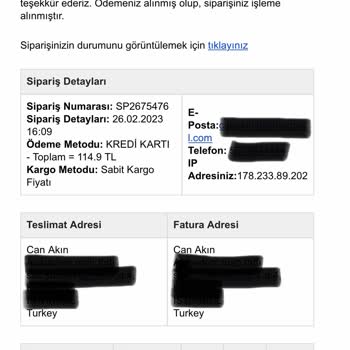 Microsonic Kılıf Marketim'den Yapılan Yanlış Alışveriş