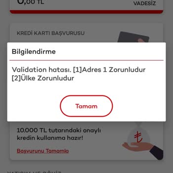 Akbank Sıfır Faizli Kredi Kullandırım Hatası