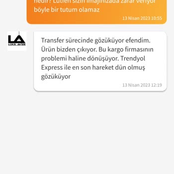 Trendyol Express Firmasında Ki Ciddiyetsizlik