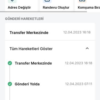 Trendyol Sipariş Geç Geliyor