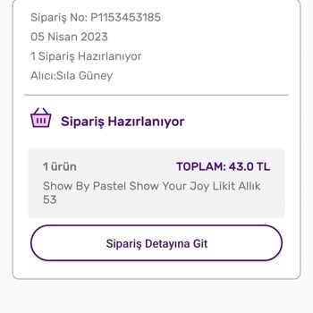 Gratis Siparişim Neden Hazırlanmıyor