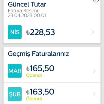 Türk Telekom Telefon Fatura Tutarı