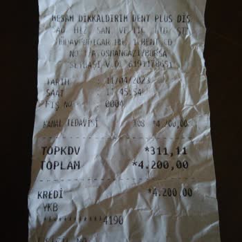 Mesam Ağız ve Diş Sağlığı Polikliniği 4 Bin Tl Diş