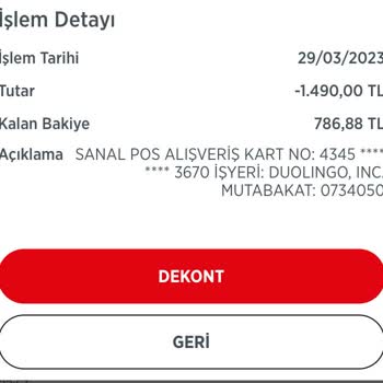Duolingo Test İade Yapmadı