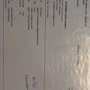 Peugeot Ödemenin Tamamını Aldılar Aracımı Vermediler.