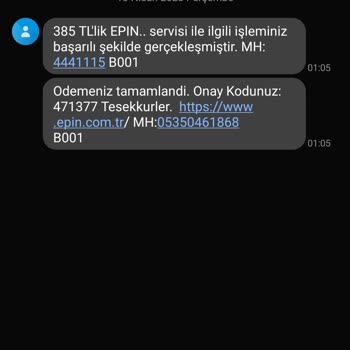 epin.com.tr Mobil Ödeme İle Satın Alma İşlemi