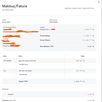 Godaddy Başkasındaki Domaini Satın Almada Para İadesi Sorunu