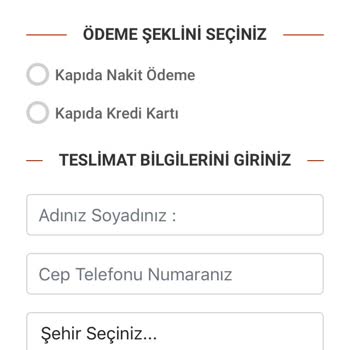 Meyan Kökü Sitesinden Ürün İptali