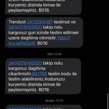 Aras Kargo Saka Şubesi, Kargomu Teslim Etmeden İadeye Gönderdi