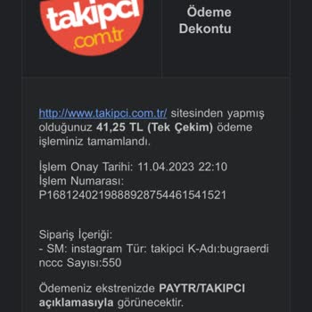 Takipci.com.tr Takipçi Aldım Gelmedi