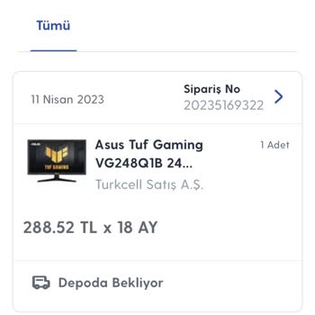 Turkcell Pasaj 3 Gündür Ürünün Kargoya Verilmesini Bekliyorum