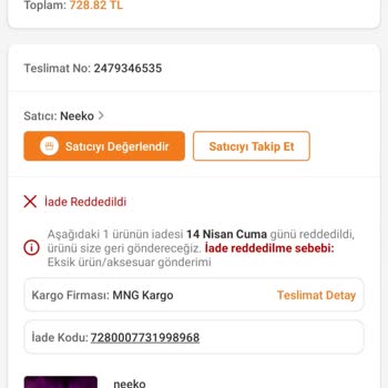 Trendyol'dan Aldığım Ürünün Kusurlu Olup İadeyi Kabul Etmediler