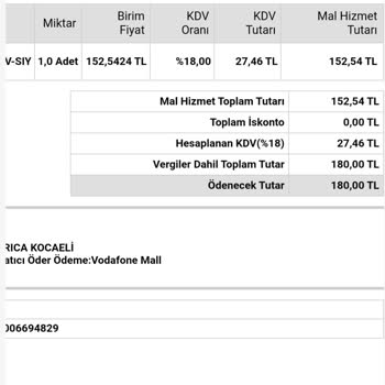 Burak Züccaciye Yalan Fatura İçeriği ve Geç Kargo Vodafone İlgisizlik