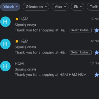 H&M Siparişlerimin Sistemde Görünmemesi