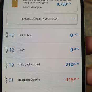 Denizbank Kredi Kartı Aidat