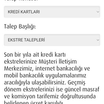 Sadece Sizde VakıfBank 1 Yıldan Eski Kredi Kartı Ekstrası Ücret Talebi