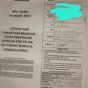 A101 6 Kişilik Yemek Masası Takımı Gelmedi