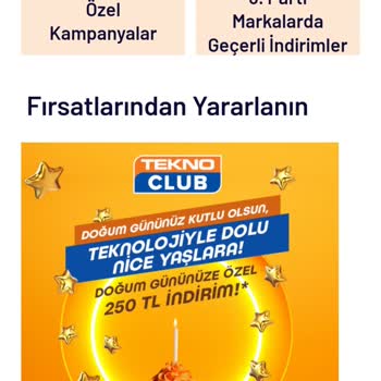 Teknosa Doğum Günü Kuponu Yalanı