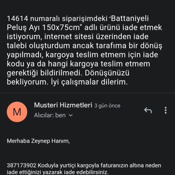Miniso İade Yapmıyor, Hiçbir Bilgilendirme Yapmıyorlar