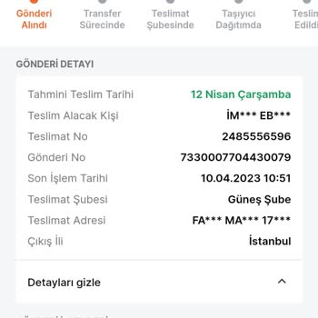 Trendyol Express Siparişim Teslim Edilmedi!