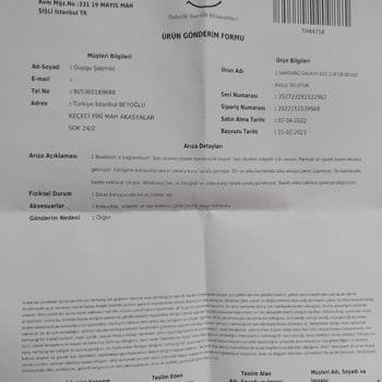 Samsung Galaxy A52'yi İade Etme Hakkım Reddedildi