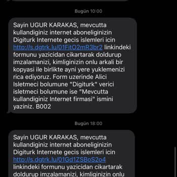 Digiturk İnternet Sorunu İletişime Geçilmiyor