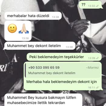 Morrez 3 Haftadır Para İademi Yapmıyor