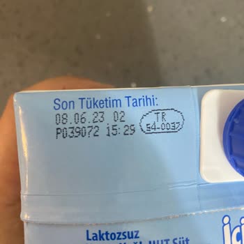 İçim Laktozsuz Süt Ambalajı Deformeli