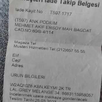 LCW Nakit İade Sorunu