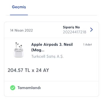 Apple Turkcell Pasajından Aldığım Airpods 3. Nesil Kulaklıkta Sorun Yaşıyorum