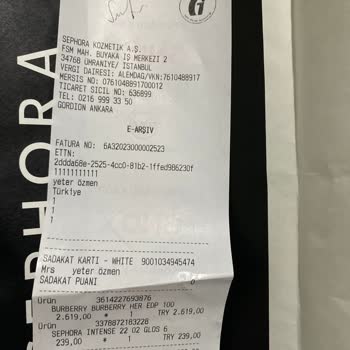 Sephora'dan Aldığım Parfüm Kalıcı Değil