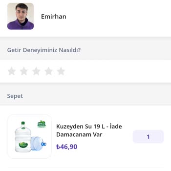 Getirden Aldığım Bozuk Ürün