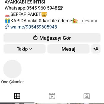Ayakkabiesintisi (Instagram) Defolu Ürün Gönderimi