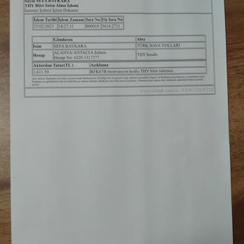 THY Bilet İptal Ve İadesi Yapmıyor