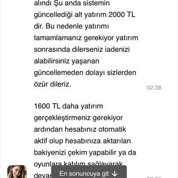 Betwoon Para Yatırma Hatası
