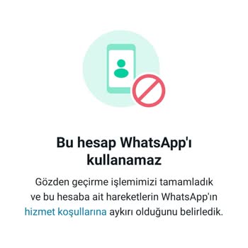 WhatsApp Spam Ve Hesap Kapatma