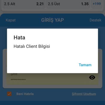 Tuttur Hesabıma Giriş Yapamıyorum