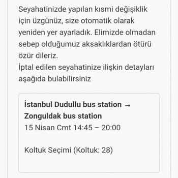 Kamil Koç Sefer İptali Yalanı Bilete El Konulması